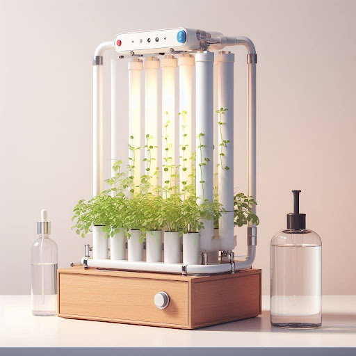 Hydroponics AI Image
